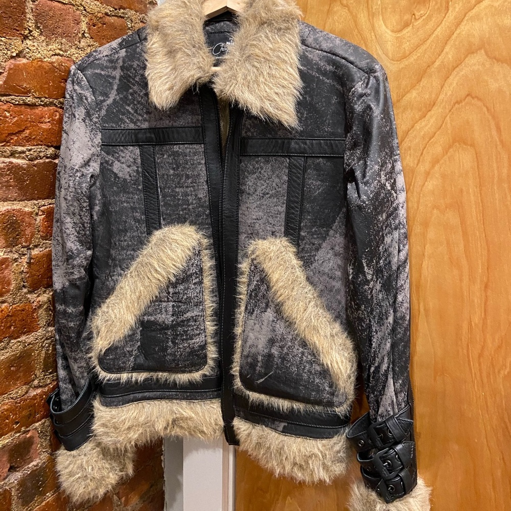 Beautiful leather jacket fall/winter unisex